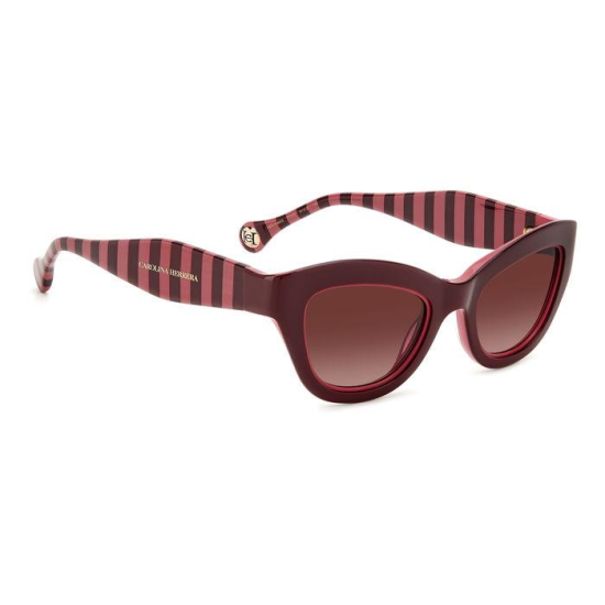 CAROLINA HERRERA HER 0086/S 0T5-BURGUNDY PINK