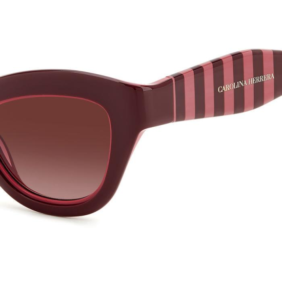 CAROLINA HERRERA HER 0086/S 0T5-BURGUNDY PINK