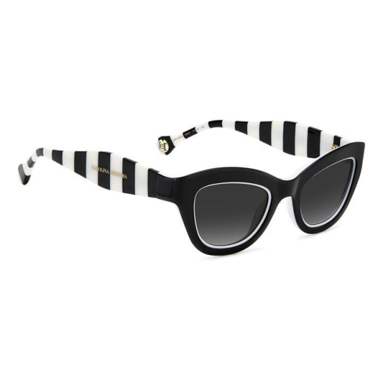 CAROLINA HERRERA HER 0086/S 80S-BLACK WHITE