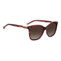 CAROLINA HERRERA HER 0137/S K4G-BURGUNDY HORN