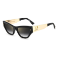 DSQUARED2 D2 0033/S RHL-GOLD BLACK