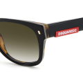 DSQUARED2 D2 0046/S WR7-BLACK HAVANA