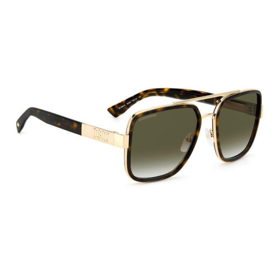 DSQUARED2 D2 0060/S 06J-GOLD HAVANA