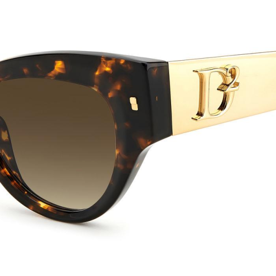 DSQUARED2 D2 0062/S 581-HAVANA BLACK