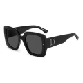 DSQUARED2 D2 0063/S ANS-BLACK DARK RUTHENIUM