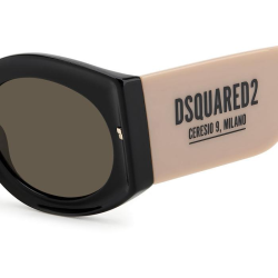 DSQUARED2 D2 0071/S 0WM-BLACK BEIGE