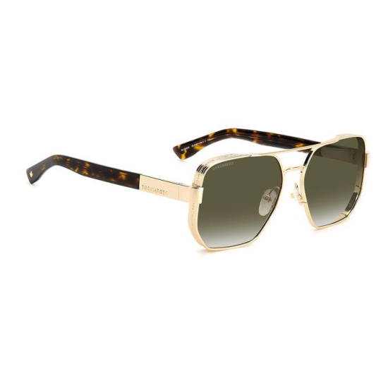 DSQUARED2 D2 0083/S 06J-GOLD HAVANA