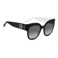 DSQUARED2 D2 0097/S 80S-BLACK WHITE