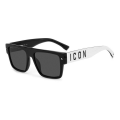 DSQUARED2 ICON 0003/S CCP-WHITE BLACK