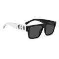 DSQUARED2 ICON 0003/S CCP-WHITE BLACK