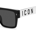 DSQUARED2 ICON 0003/S CCP-WHITE BLACK