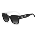 DSQUARED2 ICON 0005/S 80S-BLACK WHITE