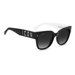 DSQUARED2 ICON 0005/S 80S-BLACK WHITE