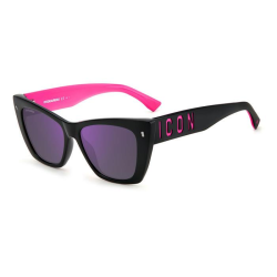 DSQUARED2 ICON 0006/S 3MR-BLACK FUCHSIA