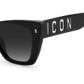 DSQUARED2 ICON 0006/S 80S-BLACK WHITE