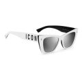 DSQUARED2 ICON 0006/S CCP-WHITE BLACK