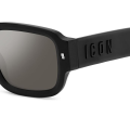 DSQUARED2 ICON 0009/S 003-MATTE BLACK