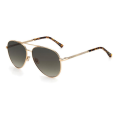 JIMMY CHOO DEVAN/S 06J-GOLD HAVANA