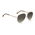 JIMMY CHOO DEVAN/S 06J-GOLD HAVANA