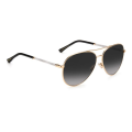 JIMMY CHOO DEVAN/S RHL-GOLD BLACK