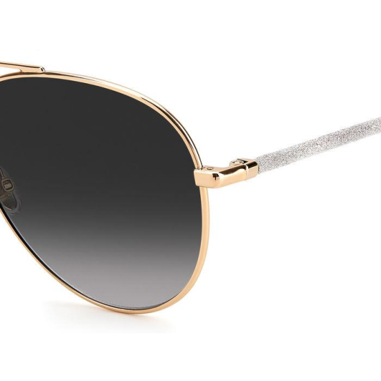 JIMMY CHOO DEVAN/S RHL-GOLD BLACK