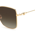 JIMMY CHOO HESTER/S 06J-GOLD HAVANA