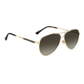 JIMMY CHOO JIMENA/S 06J-GOLD HAVANA