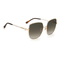 JIMMY CHOO KORI/G/SK 06J-GOLD HAVANA