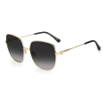 JIMMY CHOO KORI/G/SK RHL-GOLD BLACK