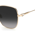 JIMMY CHOO KORI/G/SK RHL-GOLD BLACK