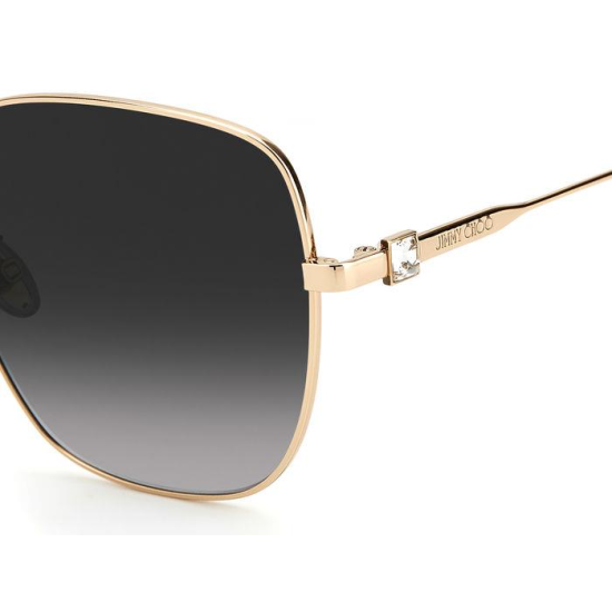 JIMMY CHOO KORI/G/SK RHL-GOLD BLACK