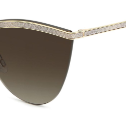 JIMMY CHOO KRISTEN/S 06J-GOLD HAVANA