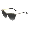 JIMMY CHOO KRISTEN/S RHL-GOLD BLACK