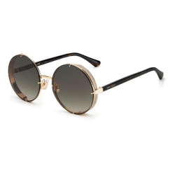 JIMMY CHOO LILO/S QUM-DARK HAVANA GOLD