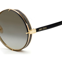 JIMMY CHOO LILO/S RHL-BLACK GOLD