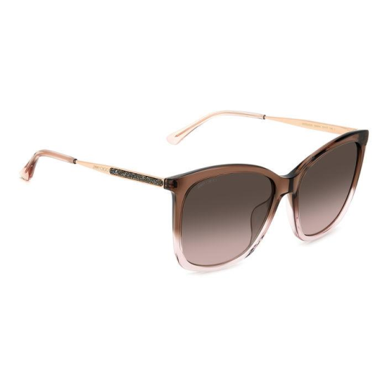 JIMMY CHOO NEREA/G/S 08M-BROWN NUDE