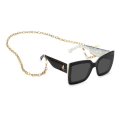 JIMMY CHOO RENEE/N/S 9HT-BLACK IVORY