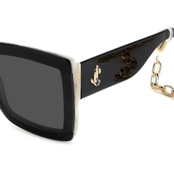 JIMMY CHOO RENEE/N/S 9HT-BLACK IVORY