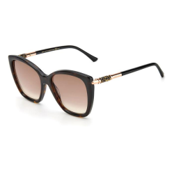 JIMMY CHOO ROSE/S 086-DARK HAVANA