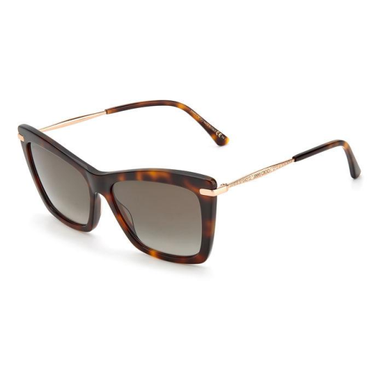 JIMMY CHOO SADY/S 086-DARK HAVANA