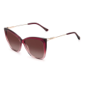 JIMMY CHOO SEBA/S 7W5-BURGUNDY SHADED