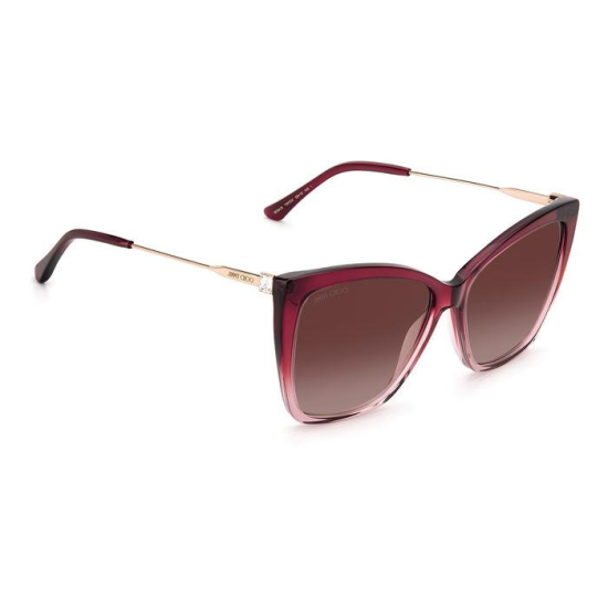 JIMMY CHOO SEBA/S 7W5-BURGUNDY SHADED