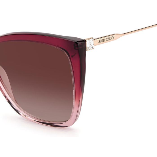 JIMMY CHOO SEBA/S 7W5-BURGUNDY SHADED