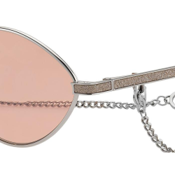 JIMMY CHOO SONNY/S 9F6-PEACH PALLADIUM ROSE