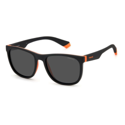 POLAROID KIDS PLD 8049/S 8LZ-BLACK ORANGE