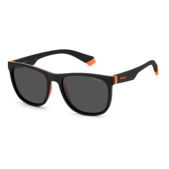 POLAROID KIDS PLD 8049/S 8LZ-BLACK ORANGE