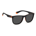 POLAROID KIDS PLD 8049/S 8LZ-BLACK ORANGE